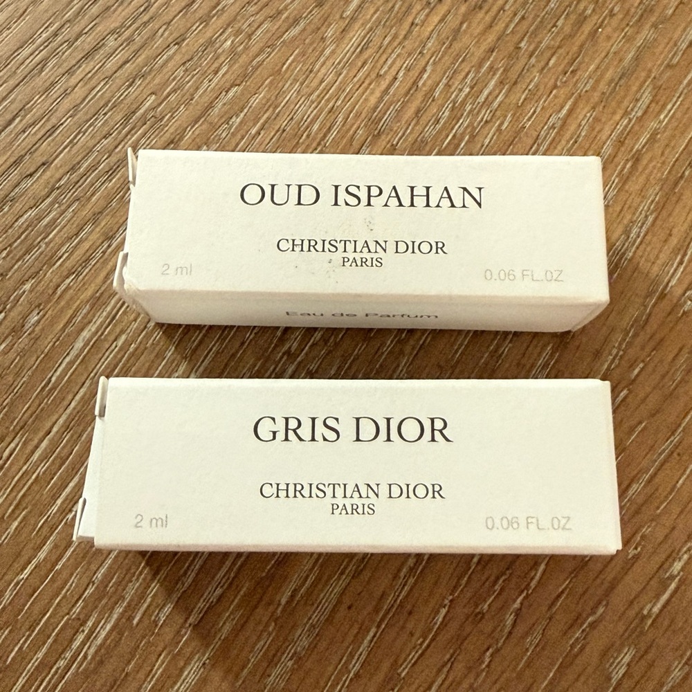 Christian Dior OUD ISPAHAN & GRIS DIOR Eau de Parfum EDP Sample Spray 2ml